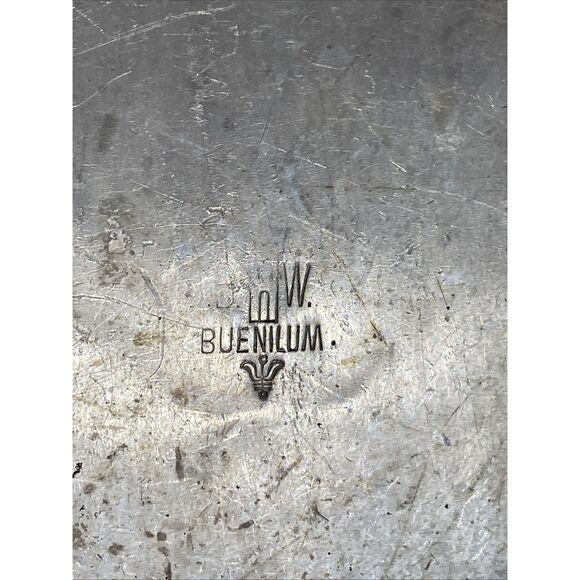 B.W. Buenilum Aluminum Serving Spatula Pie Cake Server Twisted Art Deco - Picture 8 of 9